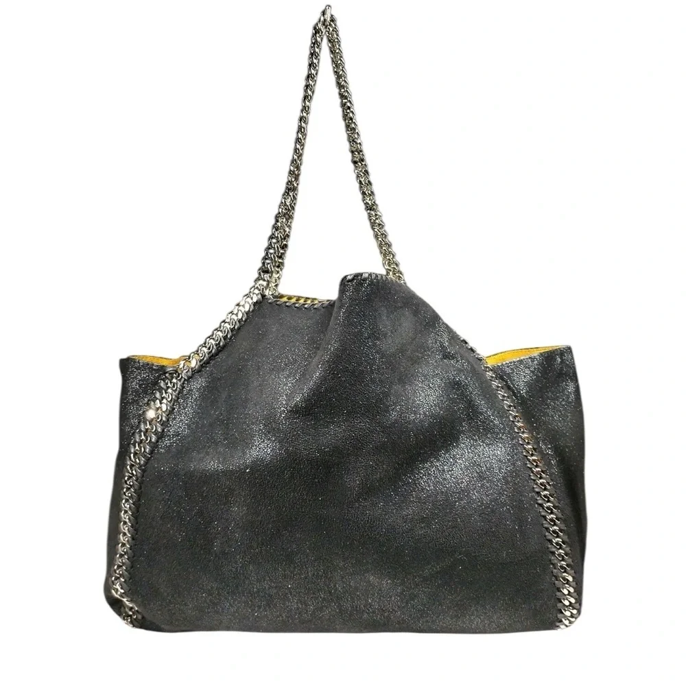 Stella McCartney Tote Black and Gold Reversible